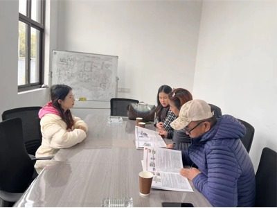 Customer meeting and communication regarding filling machines