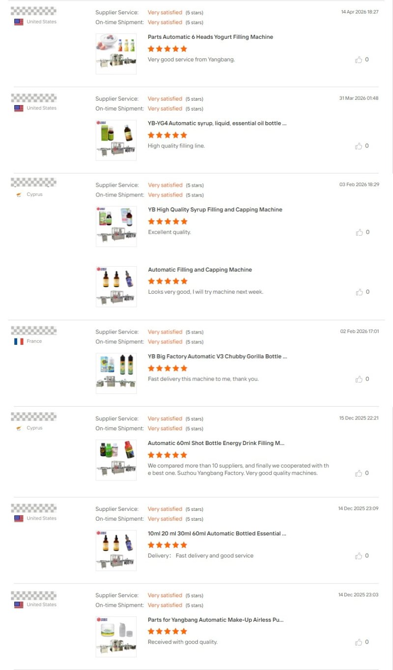 Customer reviews of Yangbang Machinery 3