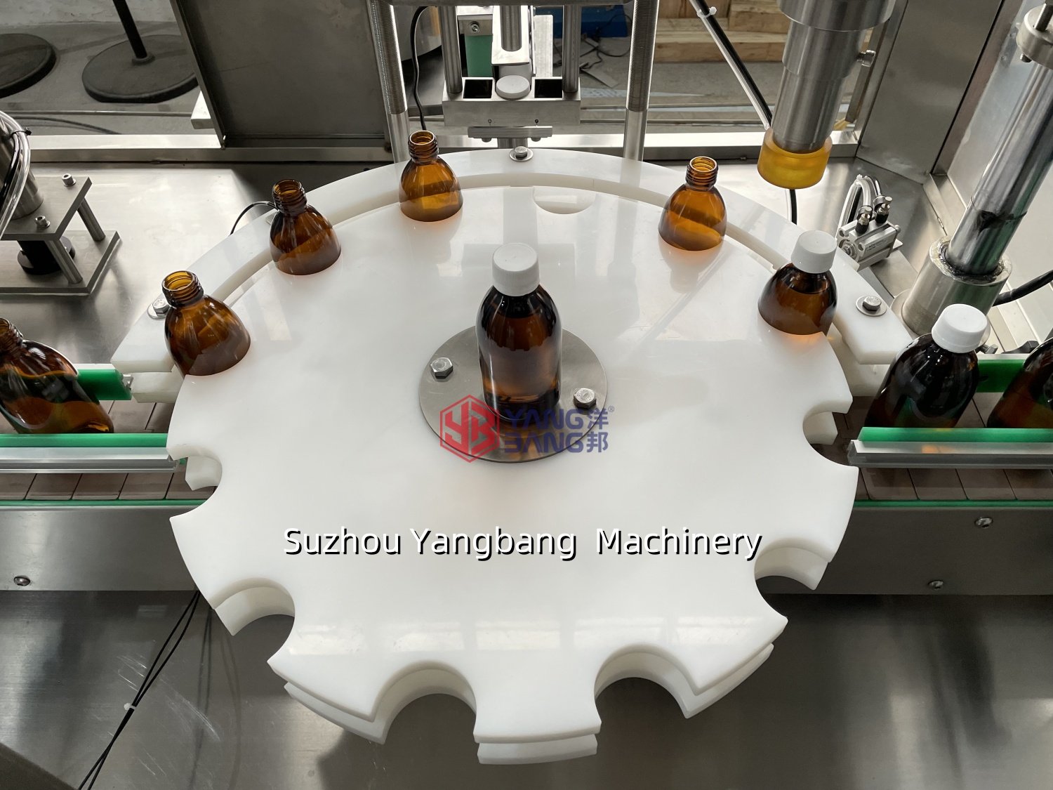 China Factory Automatic syrup oral liquid vial filling and capping labeling machine line Supplier