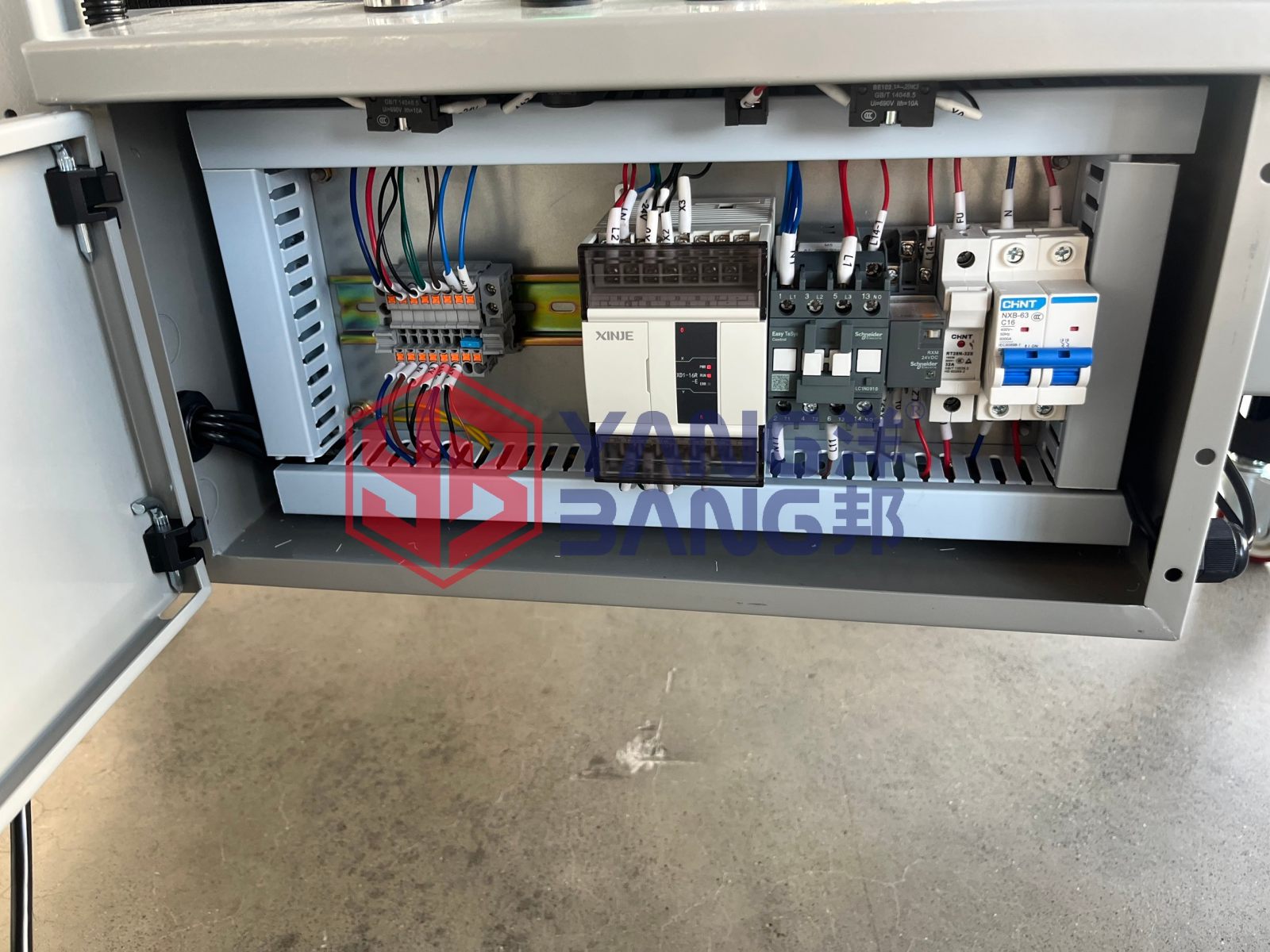 YB-ZF544 Automatic Flaps Folding Carton Sealer Machine Top and Bottom Tape Sealing Machine for Factory