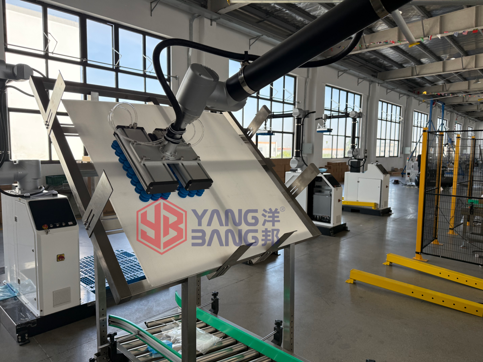 YB-MD35L Automatic Lifting Type Palletizer Fast Delivery Case Heavy Payload Robot Palletizing Machine Energy Saving-(1)