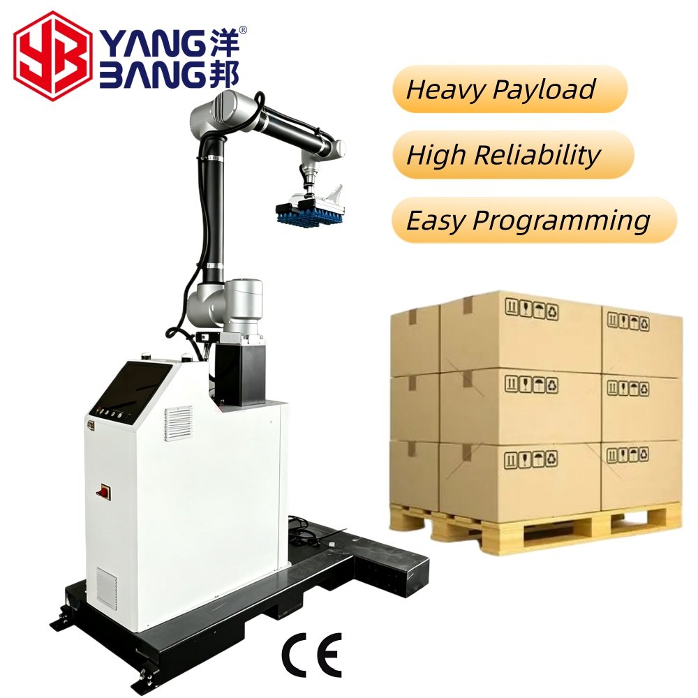 YB-MD35L Automatic Lifting Type Palletizer Fast Delivery Case Heavy Payload Robot Palletizing Machine Energy Saving-(1)