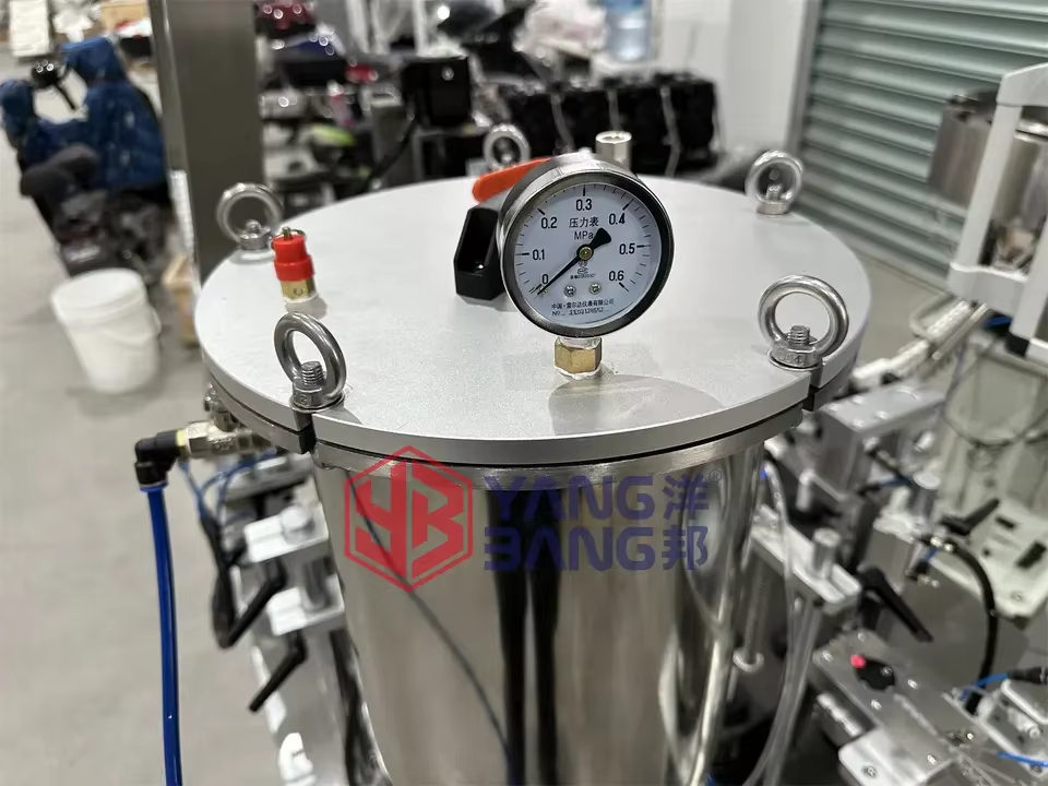 YB-MZB Servo Motor Control Rotary Mascara Filling Machine High Precision Cosmetic Liquid Bottling Capping Equipment for Makeup