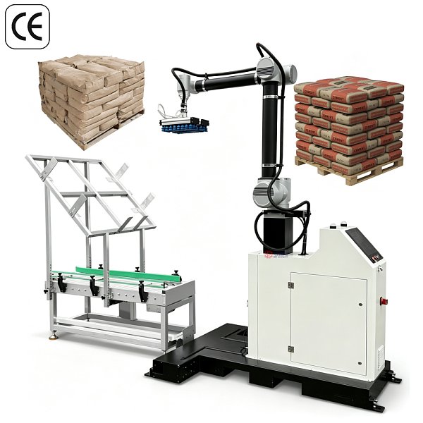 YB-MD35F Automatic Palletizer Machine China Factory High Speed Case Box Stacking Machine Industrial Robotic Palletizing System for Sale