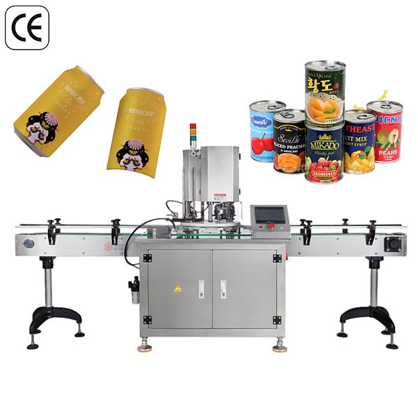YB-FG130B China Factory High Speed Automatic Can Sealing Machine with PLC Control Precision Tin Can Seamer for Milk Powder Cans