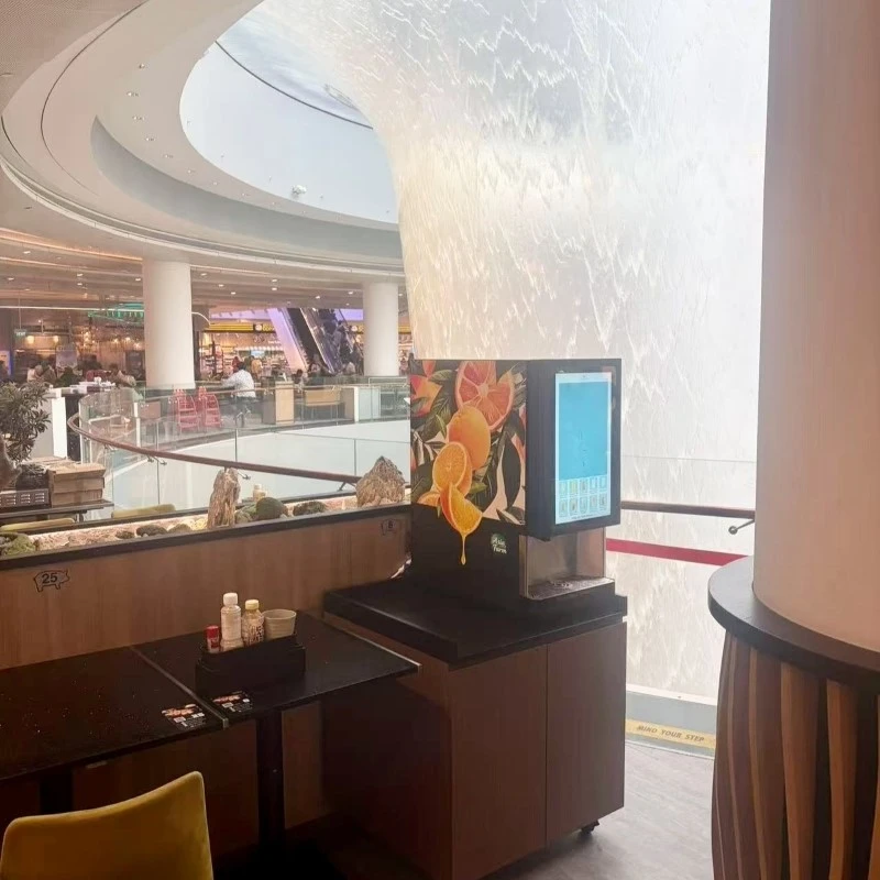 Singapore's Changi Airport Has Deployed Our Customized Juice Dispenser