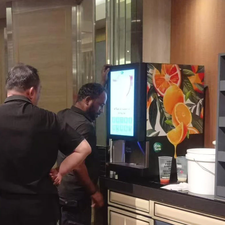 Brunei King's Singapore Hotel Launches Our Fruit Juice Machine