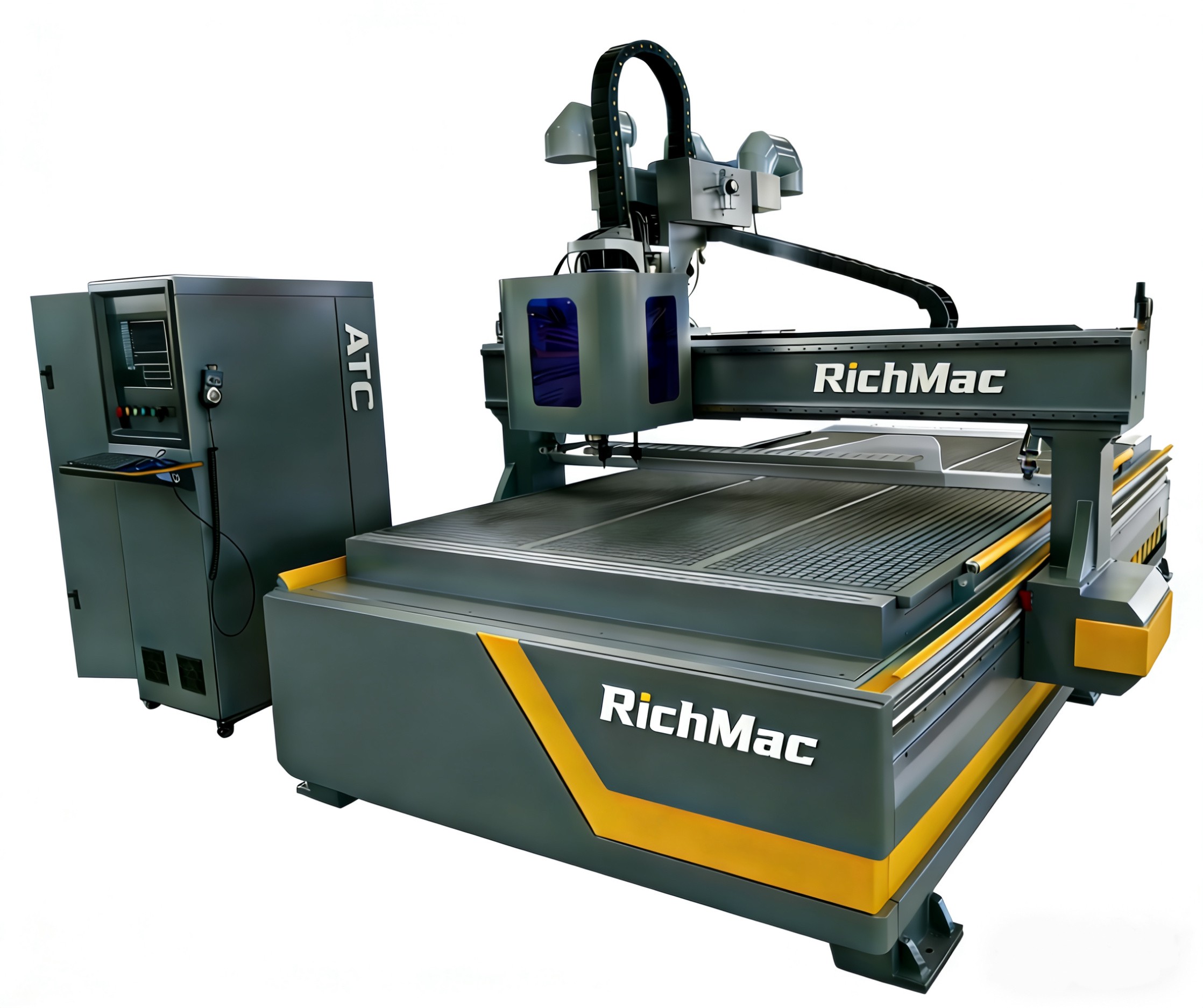 أجهزة التوجيه CNC المزودة بنظام تغيير الأدوات التلقائي في صناعة الأثاث اللوحي