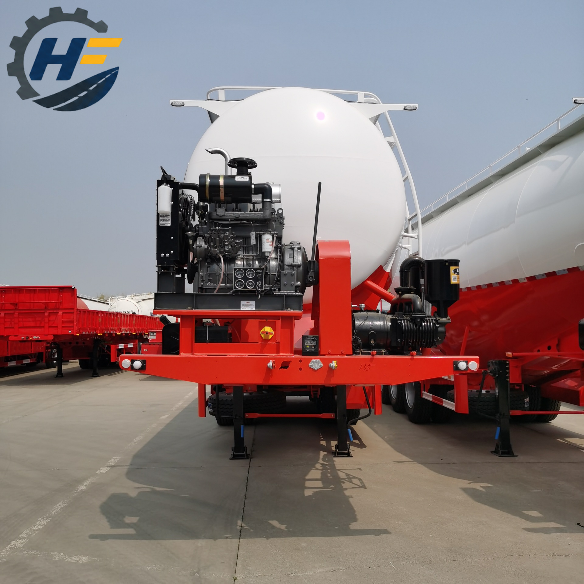 3 Axle Bulk Cement Tanker Trailer
