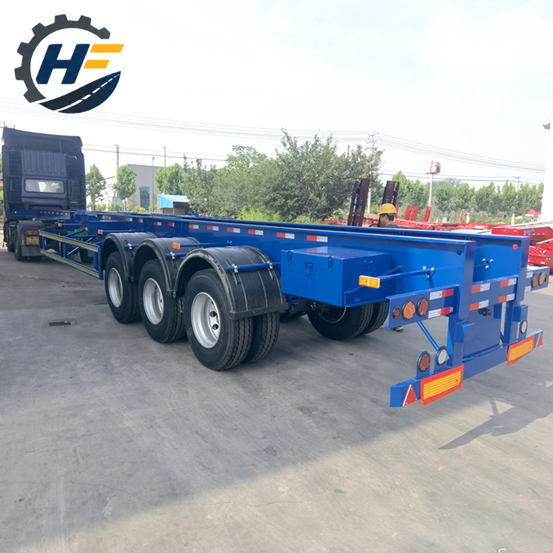 3 Axle Skeleton Semi Trailer