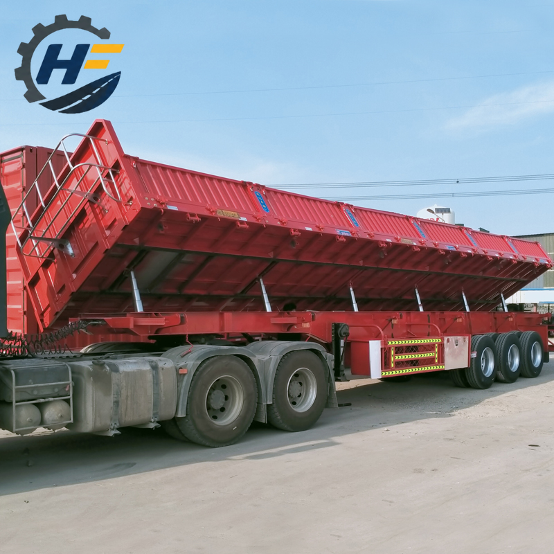 3 Axles 40-50t Side Tipper Semi-Trailer
