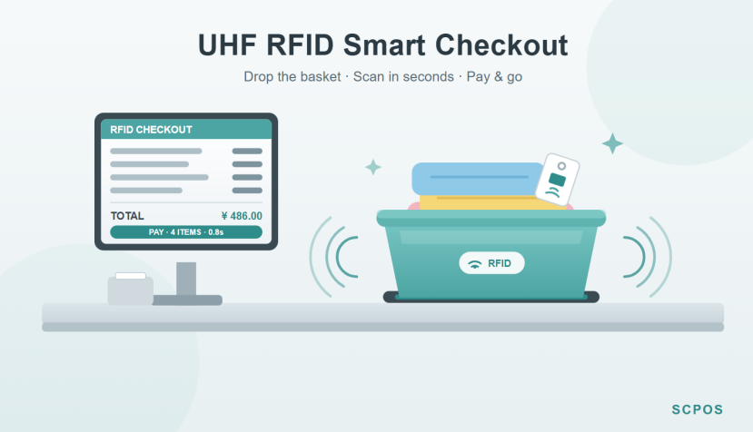 SCPOS Launches UHF RFID-Powered Retail Solution