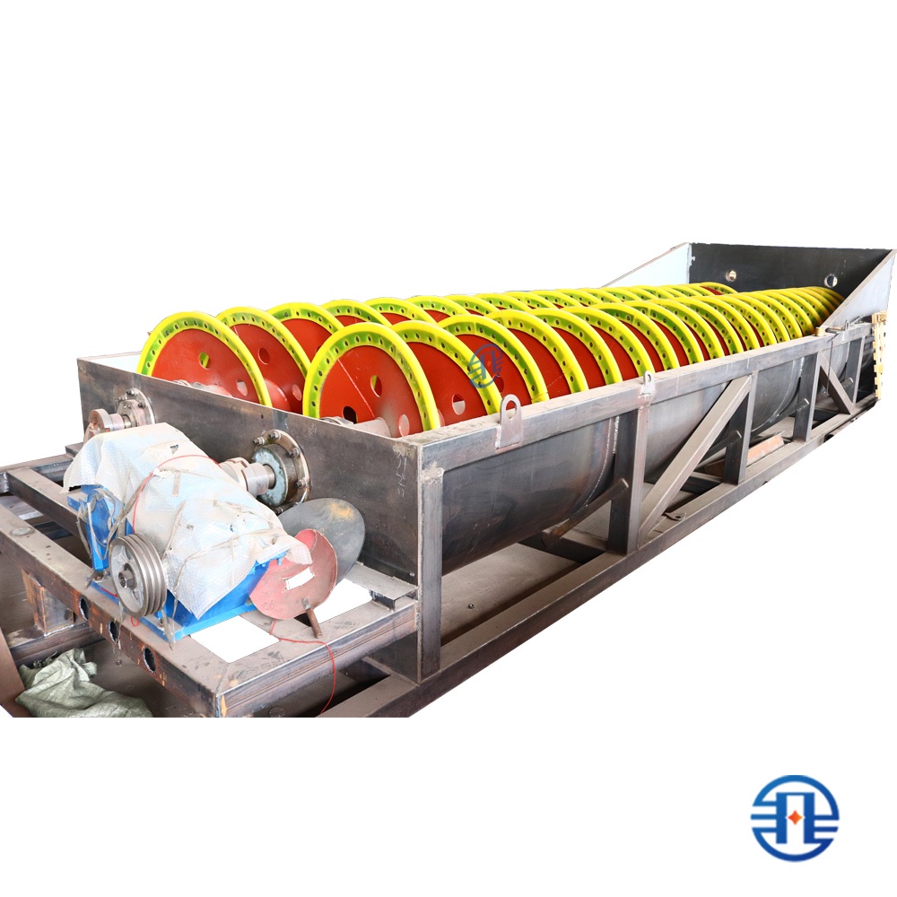 معدات استعادة الرمل الناعم FEIFAN FG10 عالية كفاءة التنظيف ومنخفضة استهلاك الطاقة لمعالجة رمل الكوارتز مع شهادة CE وISO9001 وغسالة رمل حلزونية