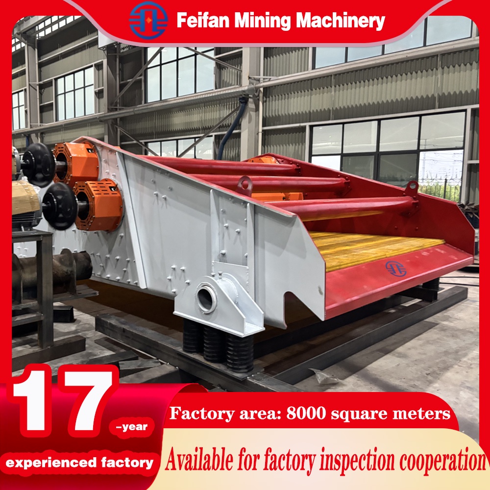 Machine de déshydratation haute fréquence FEIFAN homologuée CE pour le traitement du sable minier et des résidus