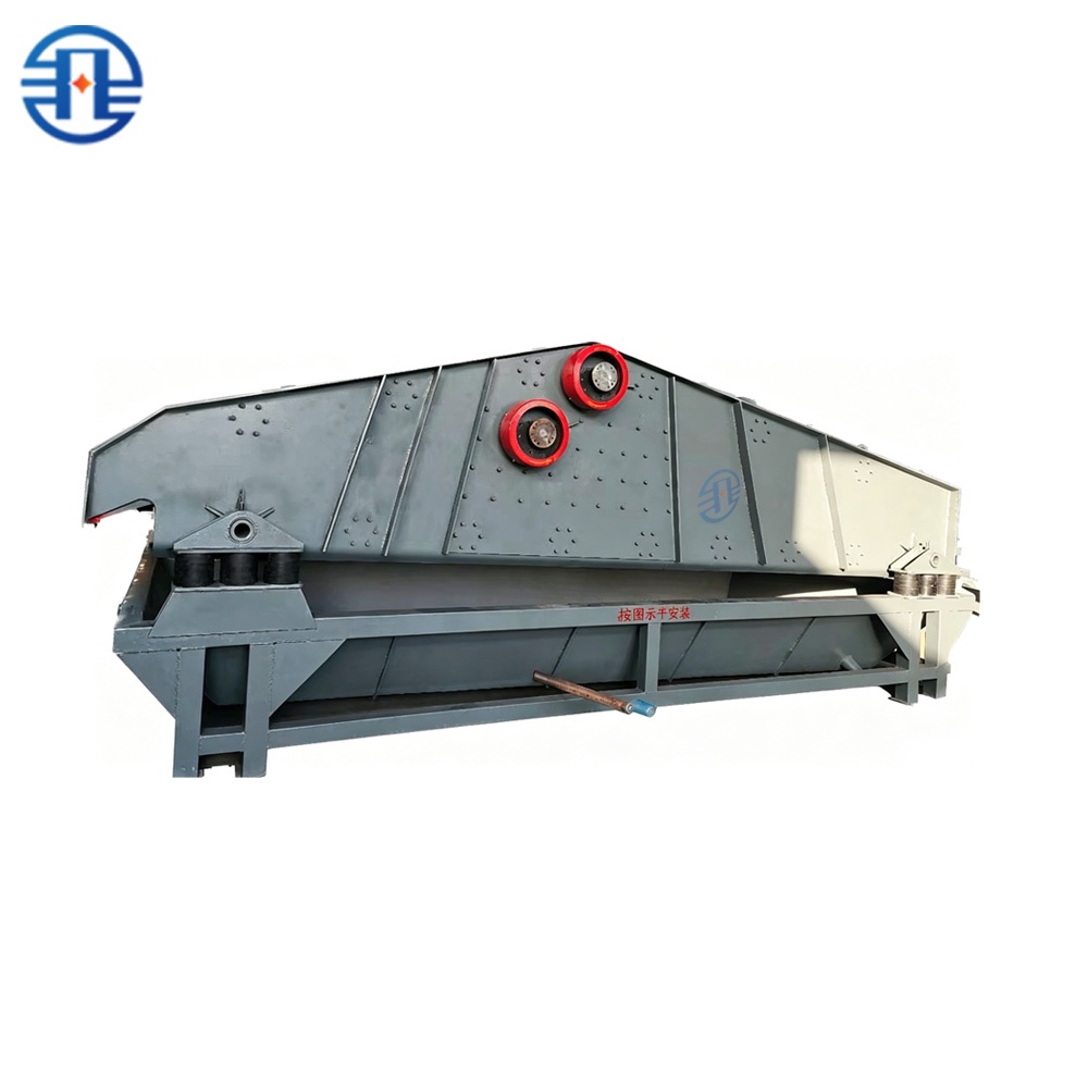Crible vibrant FEIFAN à fonctionnement stable et faible niveau sonore pour la déshydratation de boues de minerai sur site