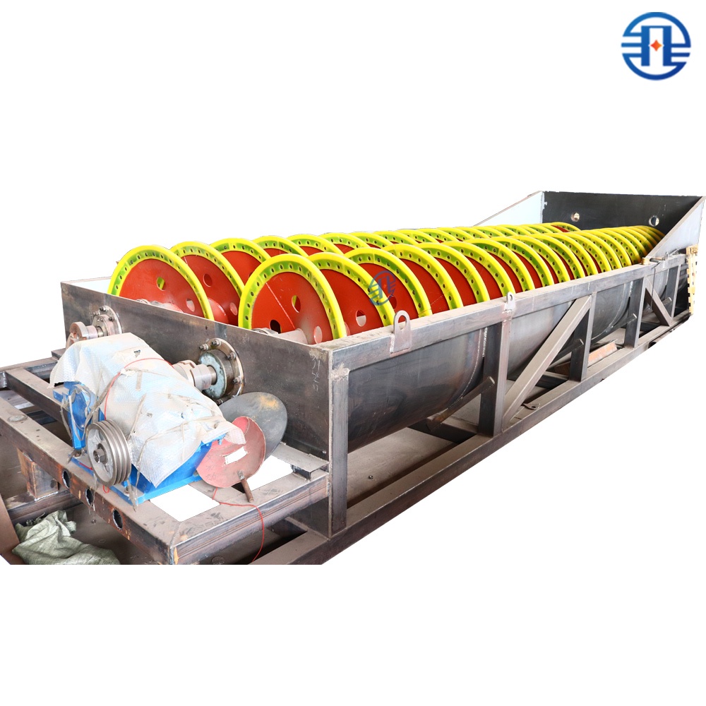 Équipement de lavage de sable siliceux FEIFAN FG10 avec revêtements résistants à l'usure, faible taux de panne et certification CE, laveur de sable à spirale
