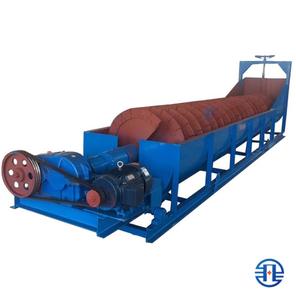 Équipement à structure à spirale unique FEIFAN à économie d'énergie pour centrale à béton, machine à laver le sable et à fournir des granulats propres, laveur de sable spiralé   FEIFAN