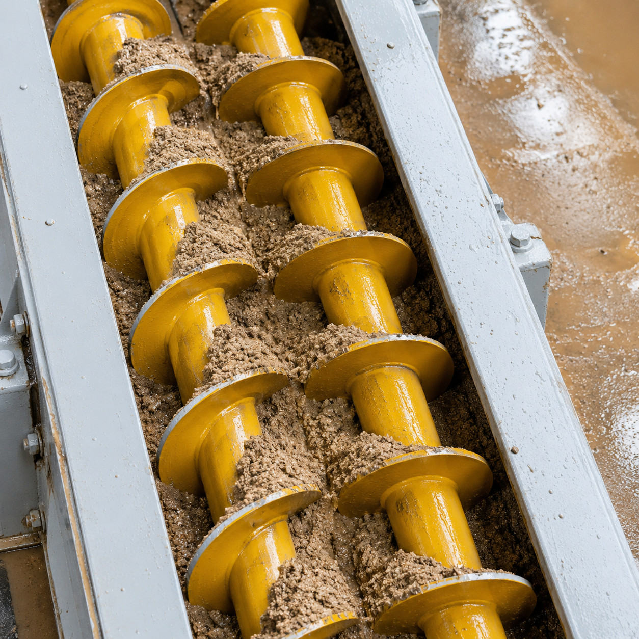 Comment les conceptions à double spirale améliorent l’efficacité du lavage du sable dans des conditions de forte teneur en boue Comment les conceptions à double spirale améliorent l’efficacité du lavage du sable dans des conditions de forte teneur en boue