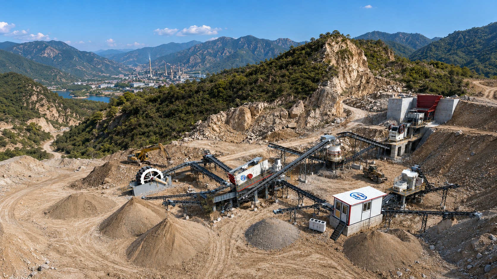 Projet EPC de ligne de production de granulats au Mexique