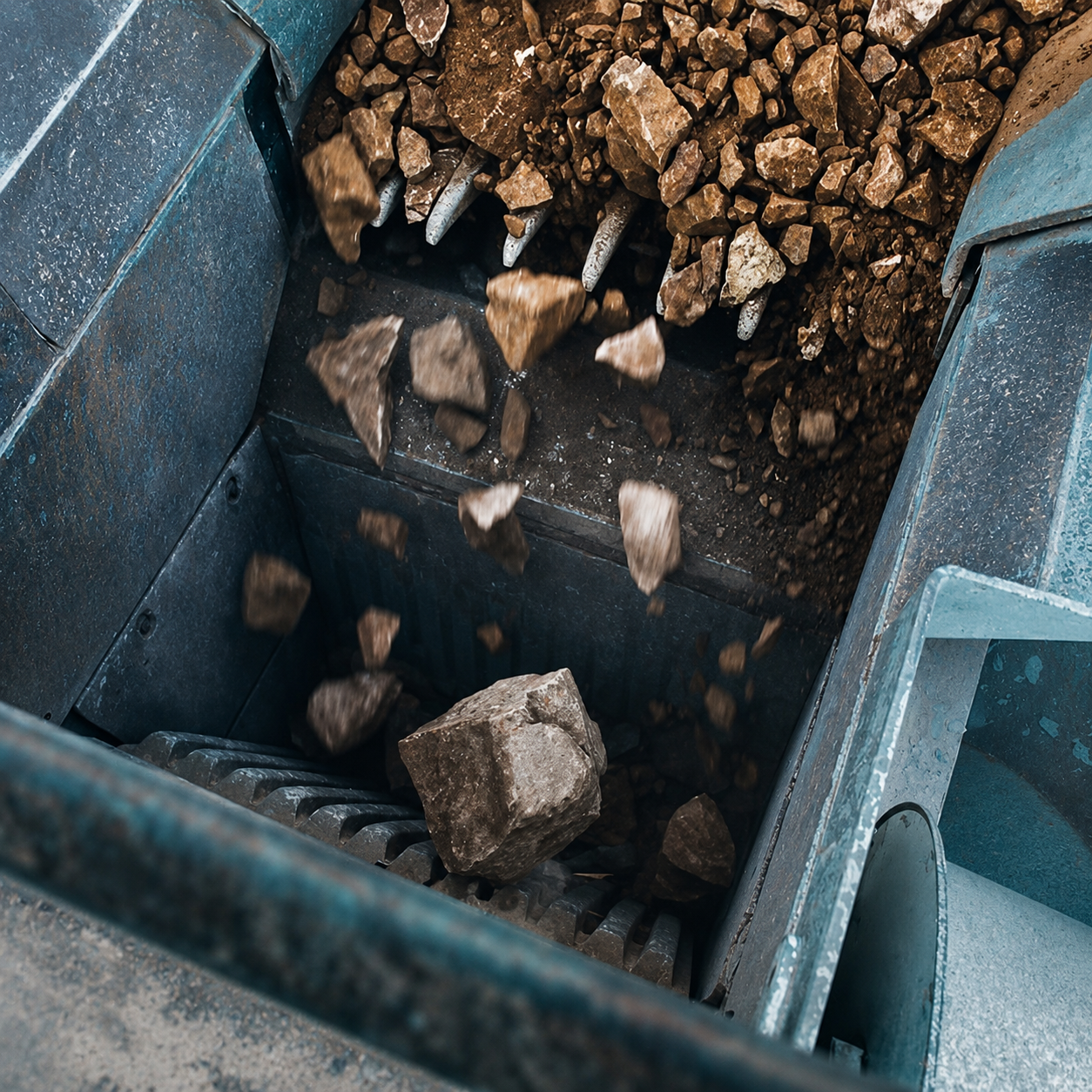 Chaîne de concassage de pierres de carrière FEIFAN OEM à haute capacité pour la production de granulats miniers, station de concassage mobile sur chenilles