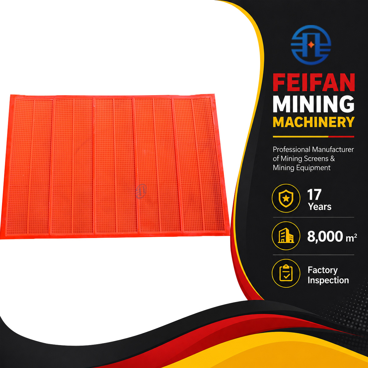 FEIFAN OEM Crible Mesh for Mining Rice Screening Mesh Making Machine Quarry Mining Production mesh