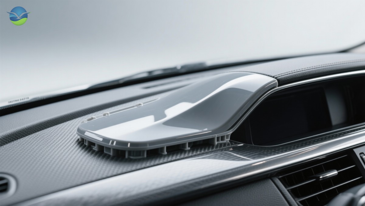 Can recycled polypropylene material meet ASTM D4218 specifications for automotive interior parts?