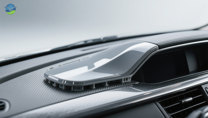 Can recycled polypropylene material meet ASTM D4218 specifications for automotive interior parts?