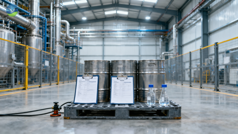What to review in organic solvents with MSDS before plant acceptance