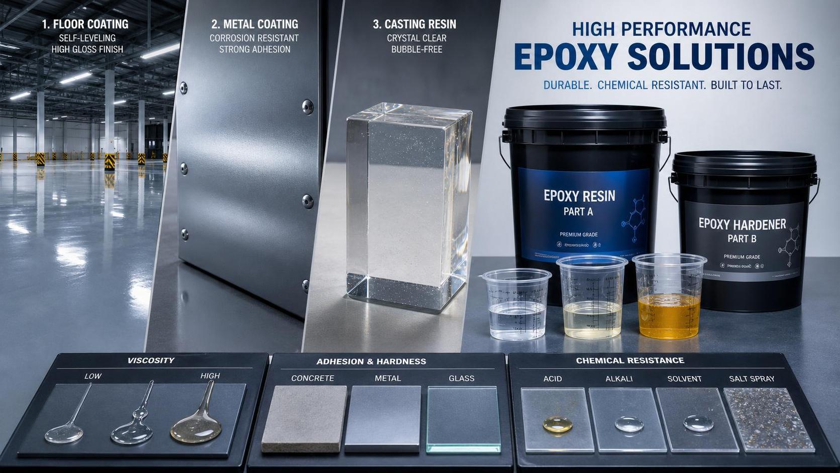 Epoxy Resins for Flooring, Coatings, and Casting: How to Choose the Right Type