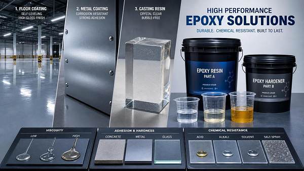 Epoxy Resins for Flooring, Coatings, and Casting: How to Choose the Right Type