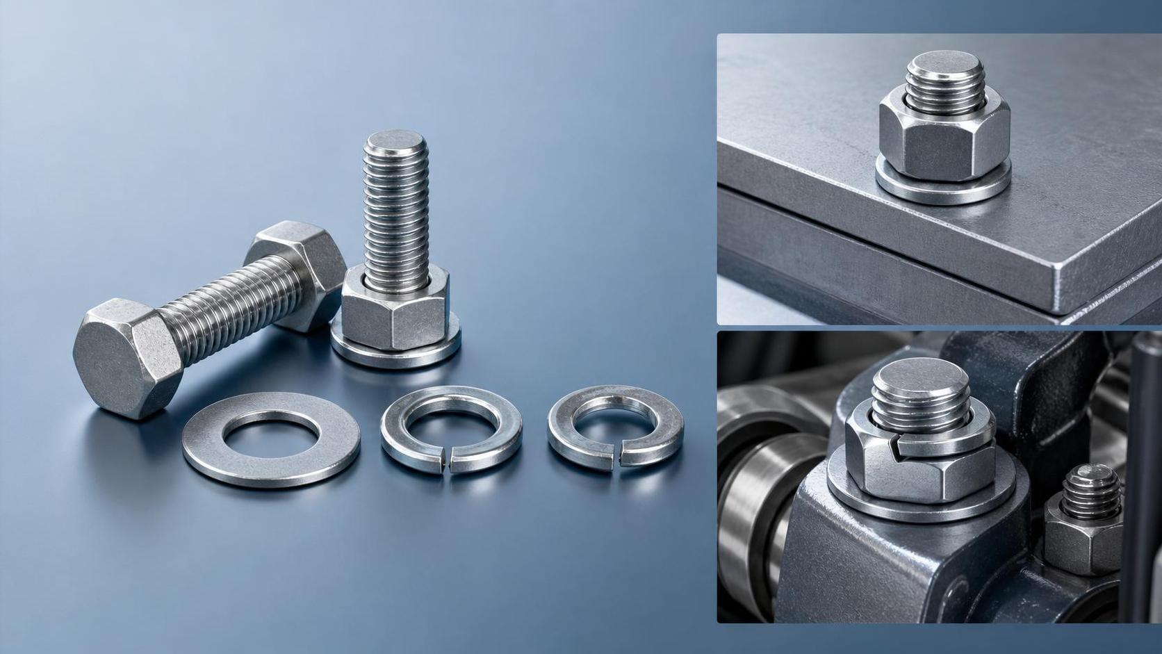 Flat Washers vs Spring Washers: When Should Each Type Be Used?