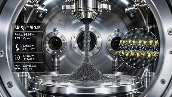 High-Purity Molybdenum Disulfide Powder Targets Extreme Environment Lubrication