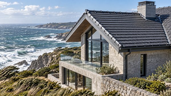 Which roof tiles for a villa suit high-wind locations