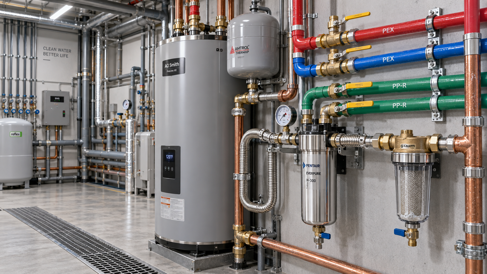 Which plumbing materials are best suited to hard-water systems? Which plumbing materials are best suited to hard-water systems?