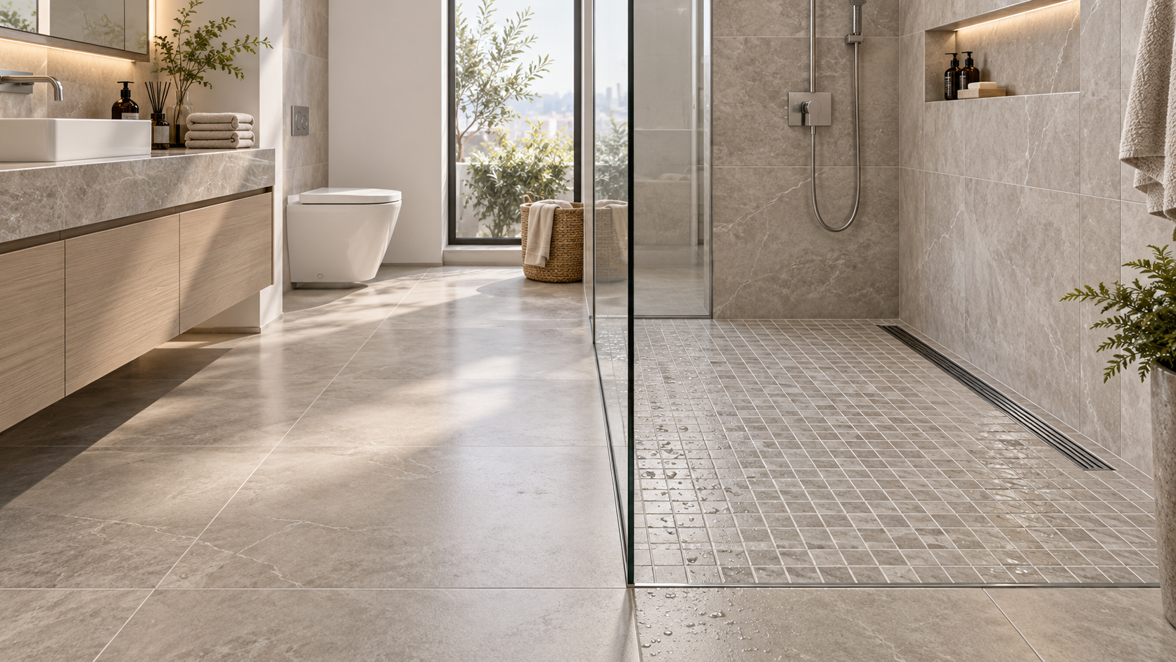 How to choose ceramic tiles for bathroom floors with better slip resistance How to choose ceramic tiles for bathroom floors with better slip resistance