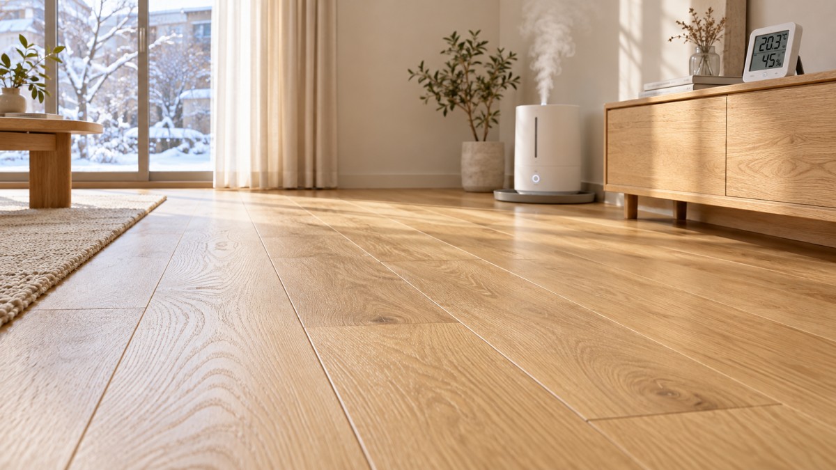 How to stop oak wood flooring from developing gaps in winter