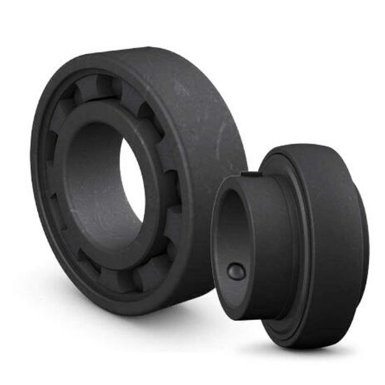 YAR 204-2F/VA201 Insert bearings for high temperature applications with set screws