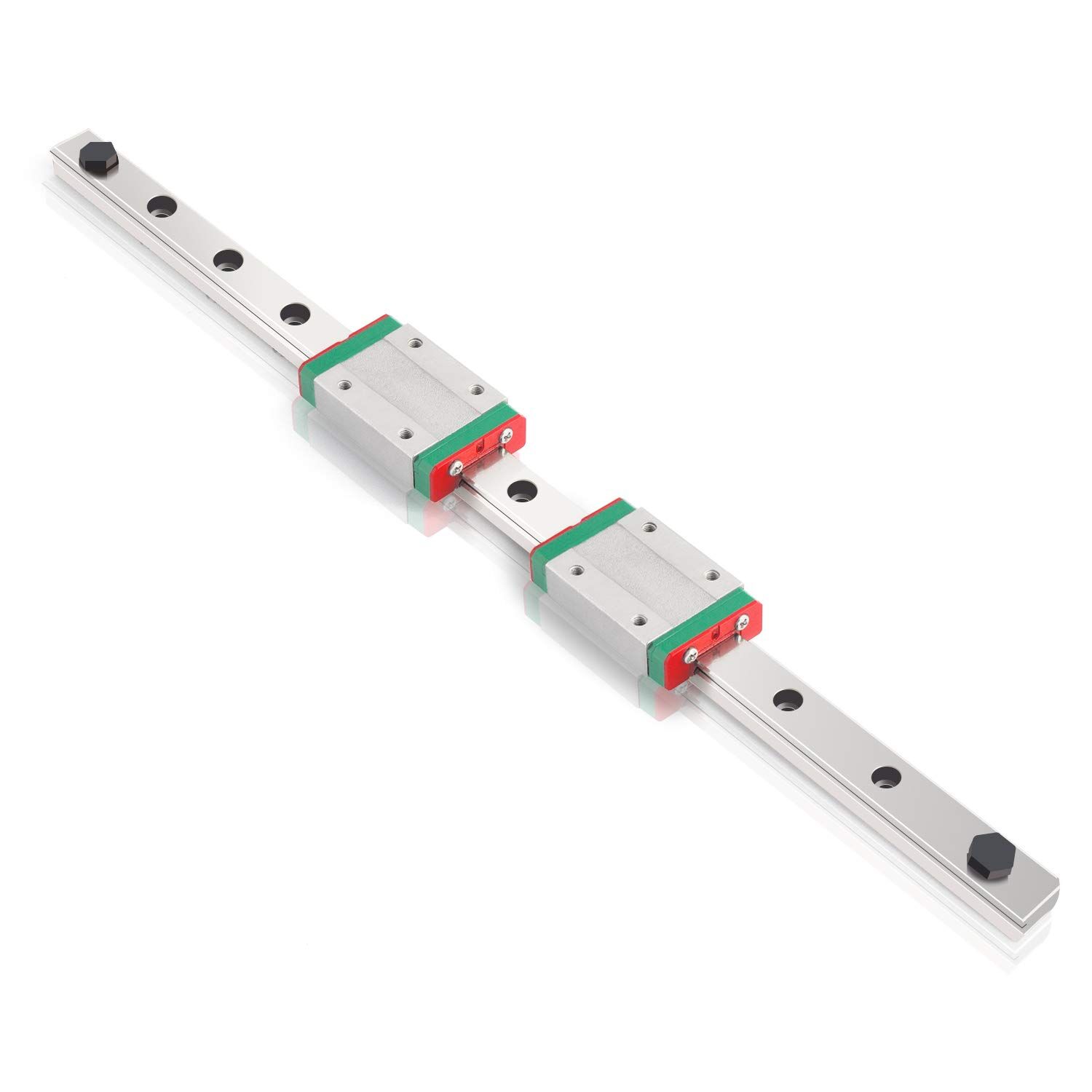 MGN12 Linear Rail Guide with 2PCS MGN12H Sliding Block for 3D Printers Upgrades and CNC Machine