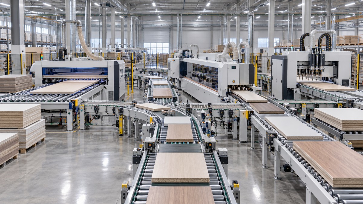 Mettre en place une ligne de production de menuiserie pour une production stable sur plusieurs références