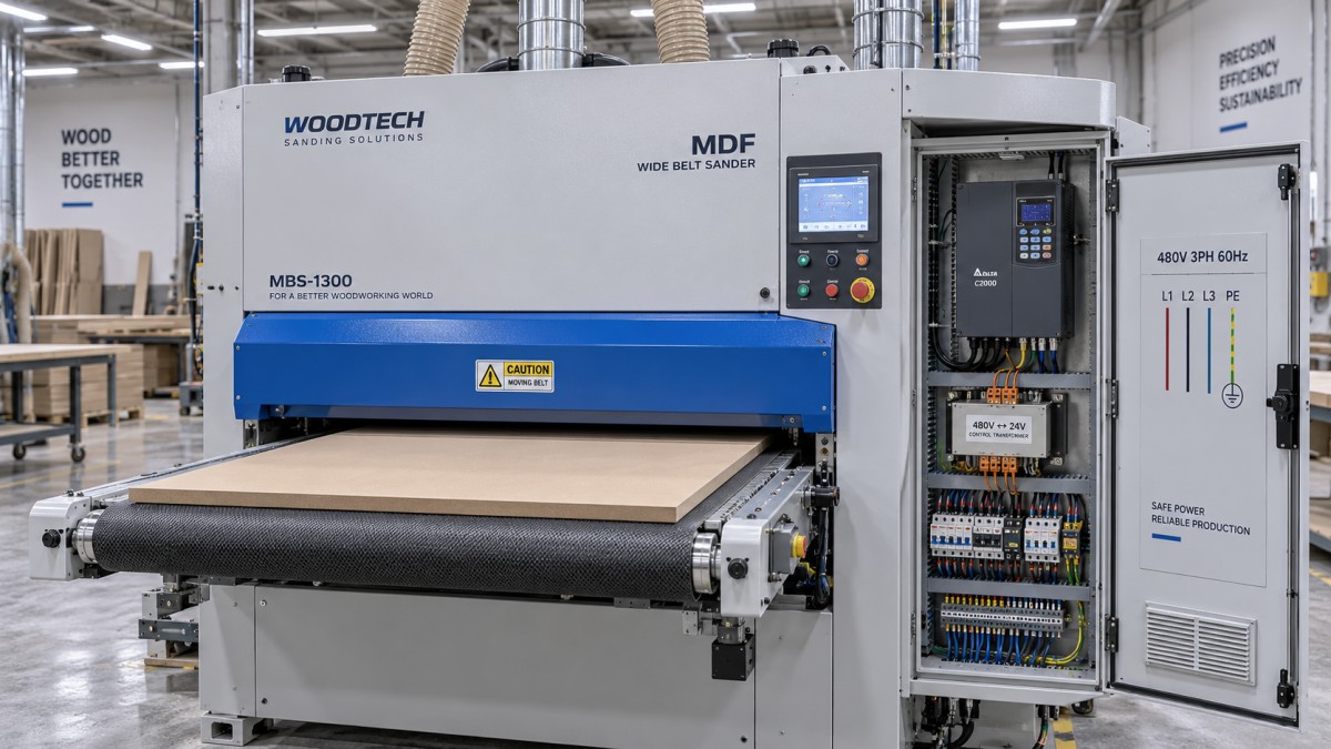 ¿Qué configuración necesita una lijadora de MDF para funcionar con una alimentación de 480 V y 60 Hz? ¿Qué configuración necesita una lijadora de MDF para funcionar con una alimentación de 480 V y 60 Hz?