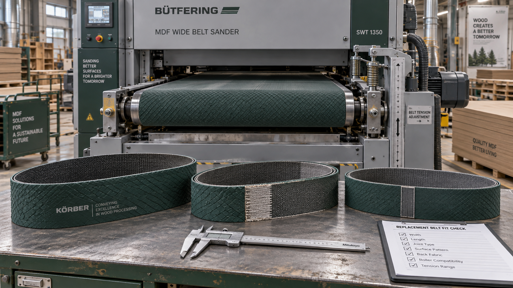 How Do You Find Compatible MDF Sander Conveyor Belts Your Supplier Dropped?