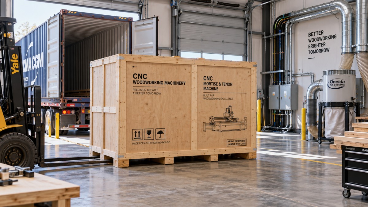Comment planifier la livraison d’une machine à bois aux États-Unis pour son installation