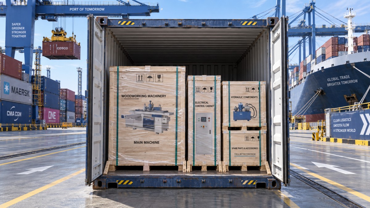 Cómo evitar retrasos portuarios al enviar máquinas para trabajar la madera a Brasil