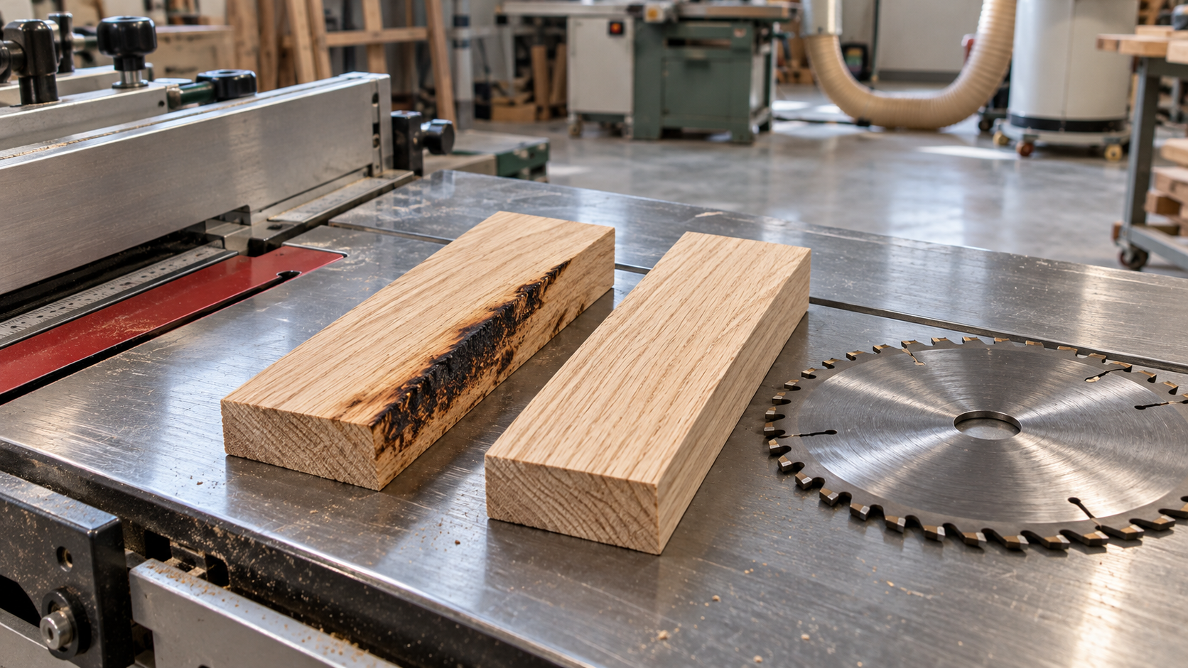 Why Woodworking Machines Leave Burn Marks on Solid Wood—and How to Fix Them
