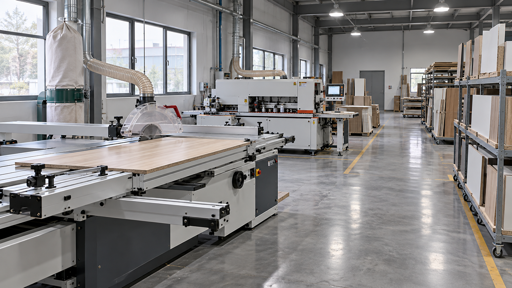 Which woodworking machines suit small-batch furniture production?