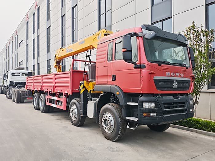 رافعة محمولة على شاحنة HOWO TX بقوة 371HP