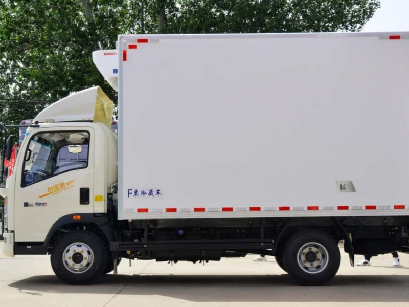 SINOTRUCK HOWO 160HP 4x2 شاحنة مبردة