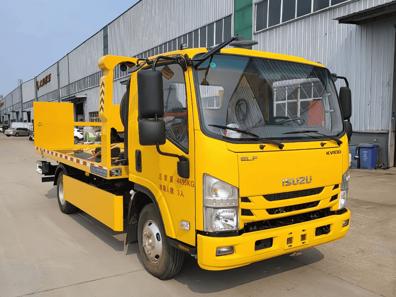 Camion de dépannage à plateau ISUZU 4x2 5 tonnes