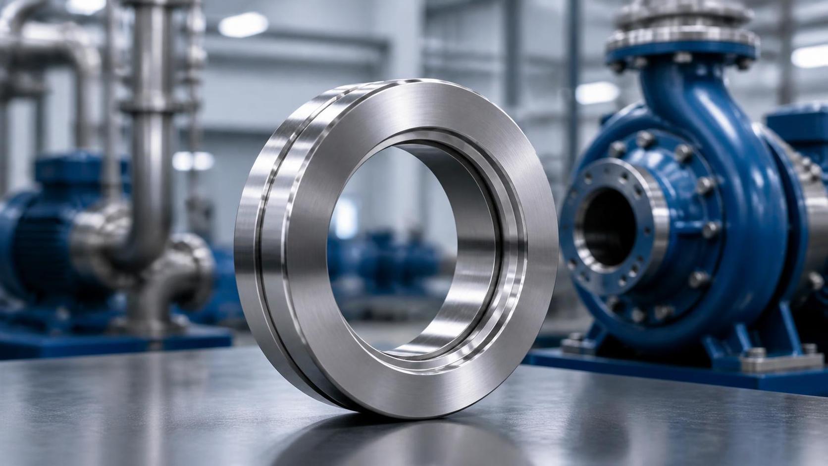 ¿Qué anillos forjados de acero inoxidable son adecuados para aplicaciones de bombas corrosivas?