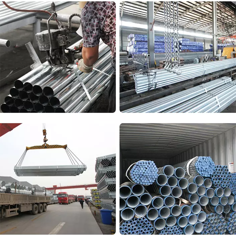 Galvanized steel pipe tube